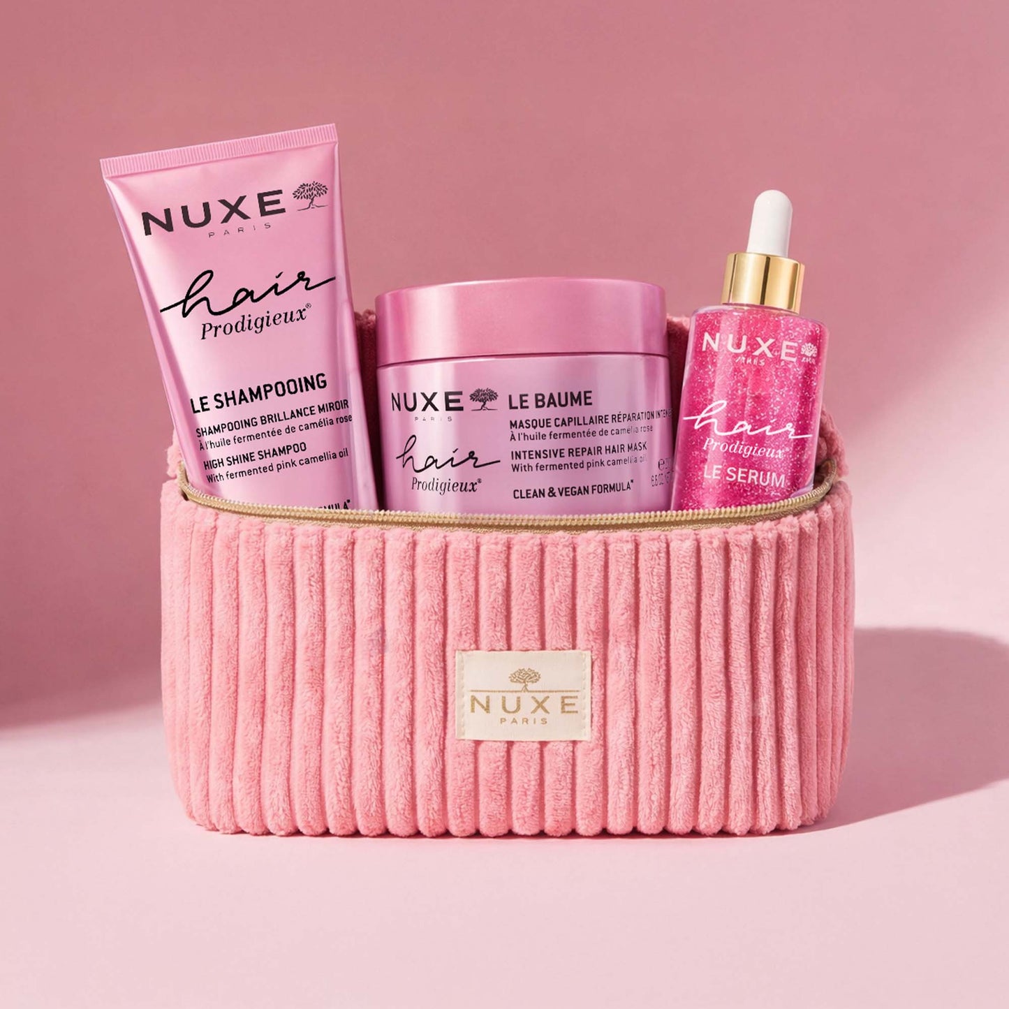 Routine Shampoing Masque Sérum EN
